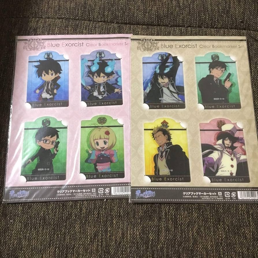 青の祓魔師　クリアブックマーカーセット　メフィスト　レア Amazon.co.jp: 青の祓魔師 青のエクソシスト クリア